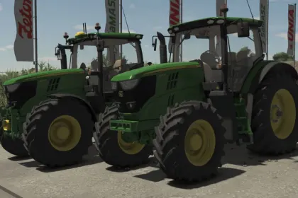 Трактор John Deere 6R Large Frame Series 2011 для Farming Simulator 25