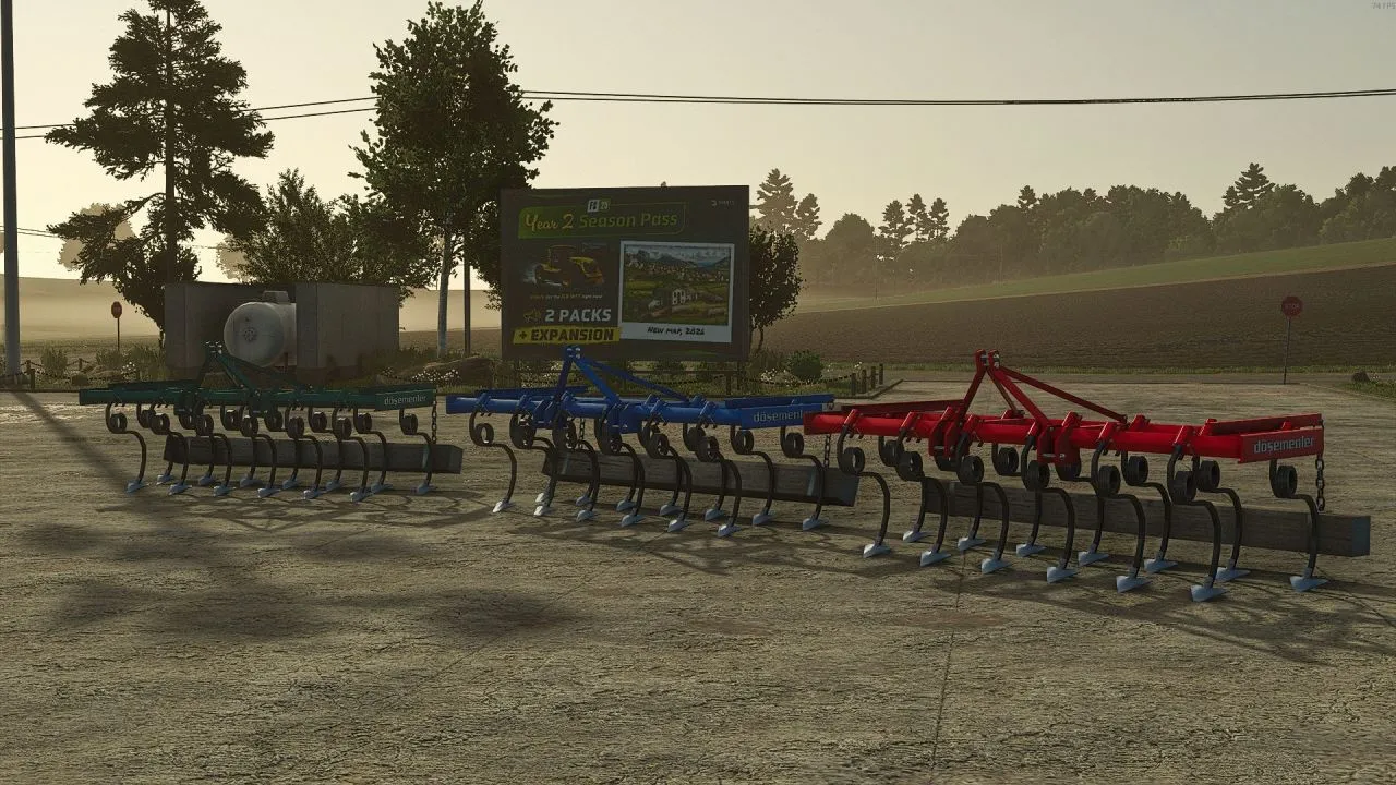 Ефективний Культиватор Döşemenler 3.5 м для Farming Simulator 25 — Потужність 90 к.с.