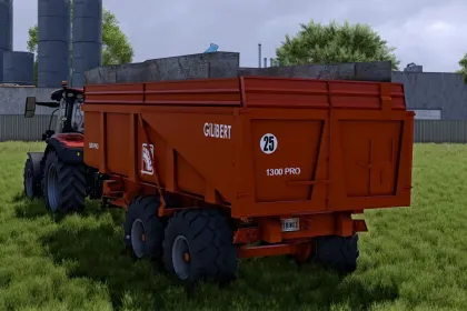 Причіп-екскаватор Gilibert 1300 Pro для Farming Simulator 25 — 2