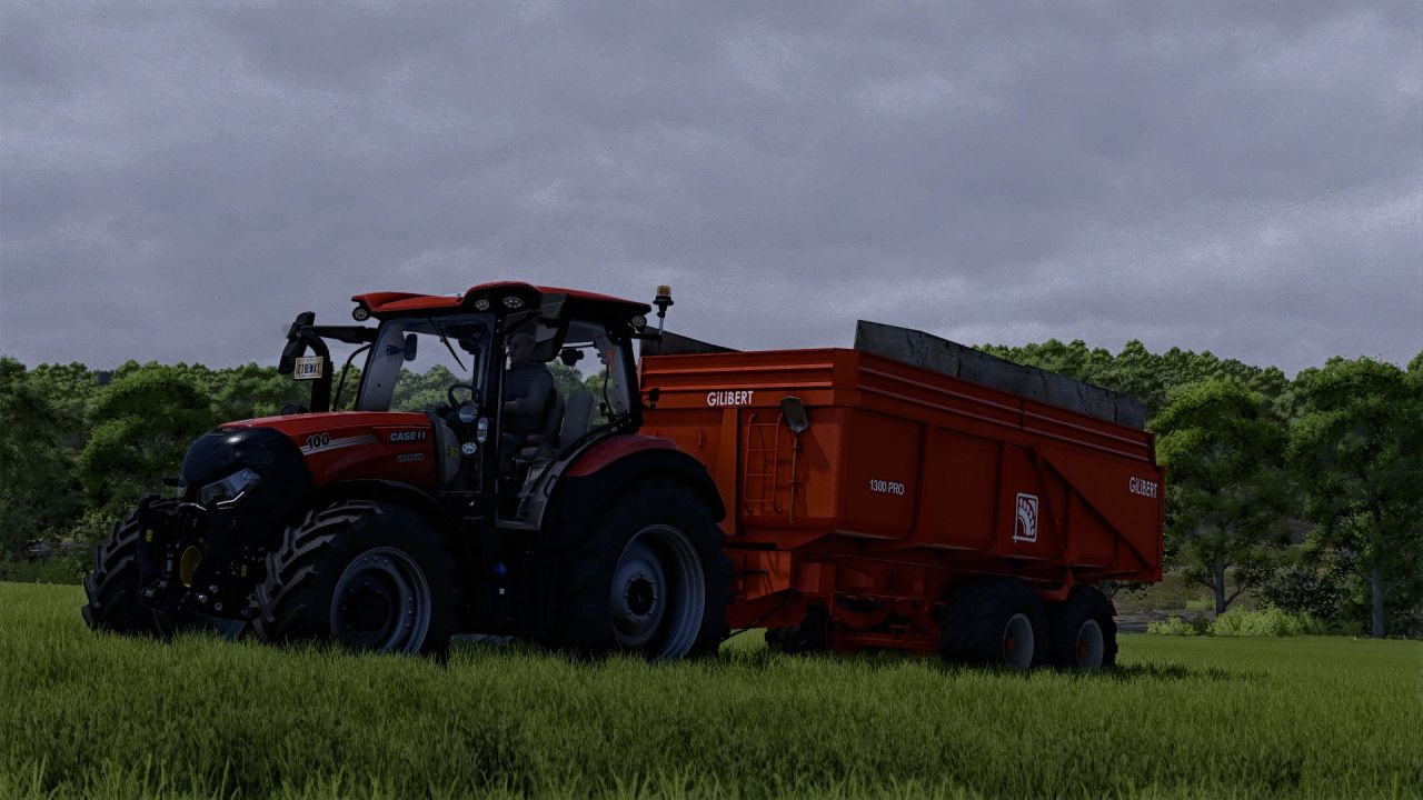 Причіп-екскаватор Gilibert 1300 Pro для Farming Simulator 25