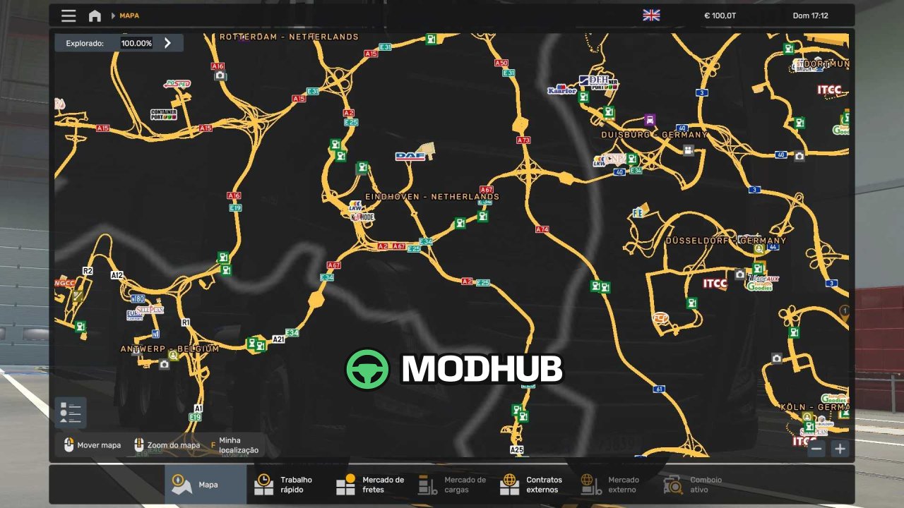 Карта 100% Discoverі для ETS2