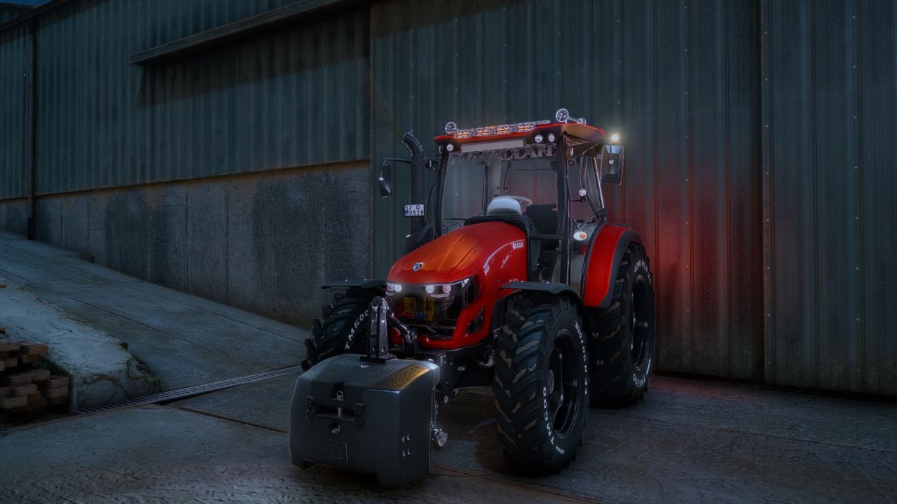 Трактор Basak Red Power Edit для Farming Simulator 25