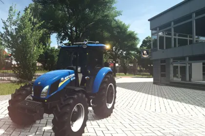 Трактор New Holland TD TMR 2WD для Farming Simulator 25