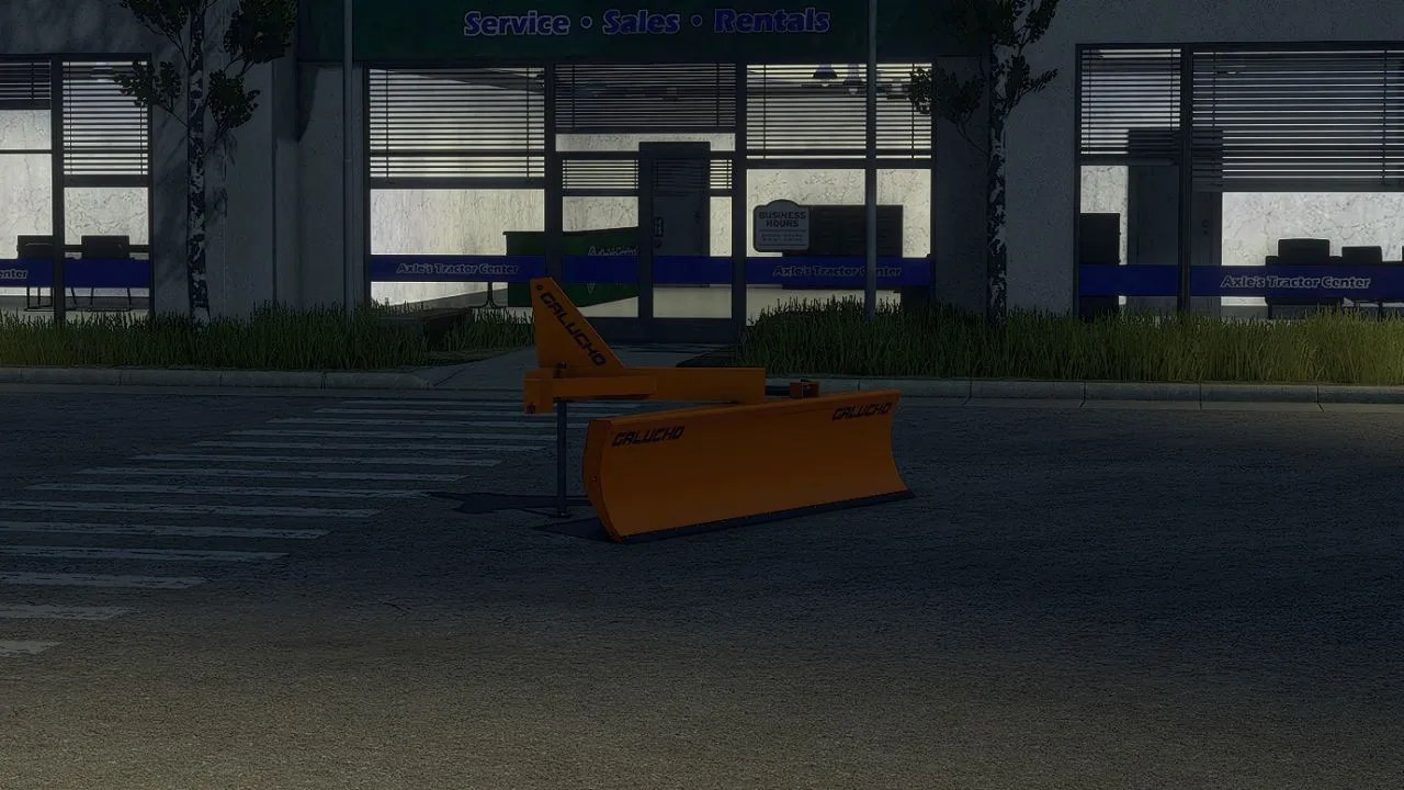 Ефективний Відвал Galucho Leveler 2 м для Вирівнювання Силосу та Ґрунту в FS25