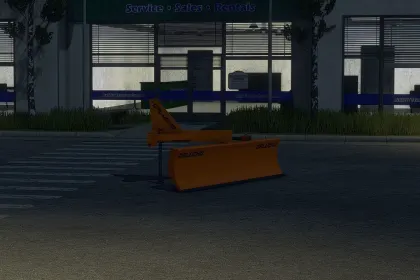 Efektywny Pług Galucho Leveler 2 m do Wyrównywania Silo i Gleby w FS25