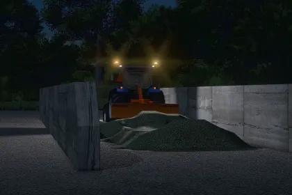 Ефективний Відвал Galucho Leveler 2 м для Вирівнювання Силосу та Ґрунту в FS25 — 3