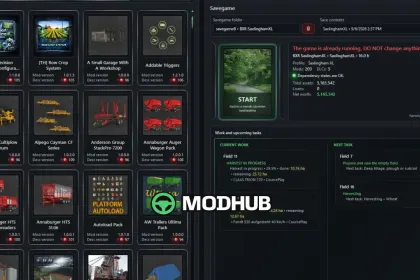 BXR Mod Manager V1.1.5.2 для FS25 — 2