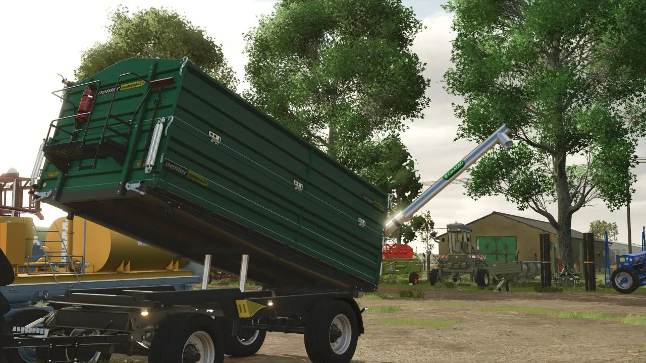 Legendärer Getreideanhänger Oehler ZDK 2004 — 19600 l und Schnecke 75 t/h für FS25