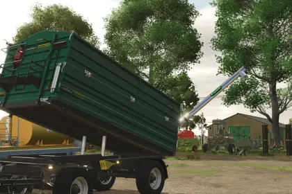 Legendärer Getreideanhänger Oehler ZDK 2004 — 19600 l und Schnecke 75 t/h für FS25 — 1