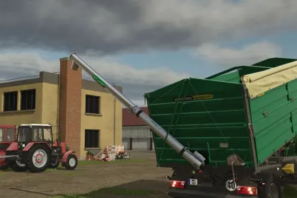 Legendärer Getreideanhänger Oehler ZDK 2004 — 19600 l und Schnecke 75 t/h für FS25 — 2