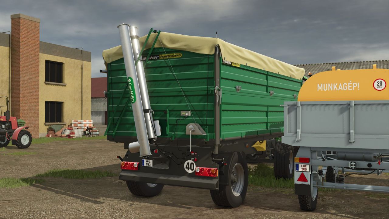 Legendärer Getreideanhänger Oehler ZDK 2004 — 19600 l und Schnecke 75 t/h für FS25