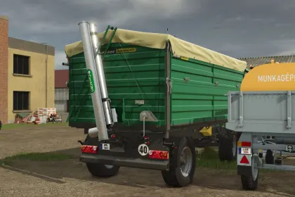 Legendärer Getreideanhänger Oehler ZDK 2004 — 19600 l und Schnecke 75 t/h für FS25 — 3