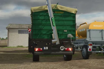 Legendärer Getreideanhänger Oehler ZDK 2004 — 19600 l und Schnecke 75 t/h für FS25 — 4