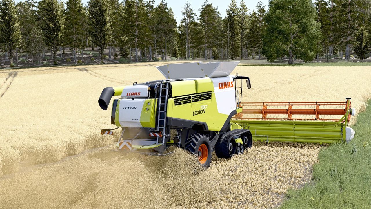 Комбайн CLAAS Lexion 600/700 GEN 2 для Farming Simulator 25