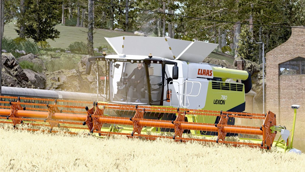 Комбайн CLAAS Lexion 600/700 GEN 2 для Farming Simulator 25
