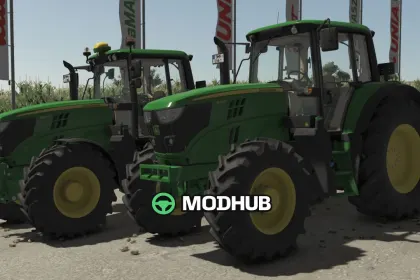 Трактор John Deere 6M Medium Frame Series 2011 V1.1 для FS25