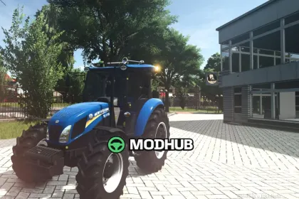Трактор New Holland TD TMR 2WD V2.0 для FS25