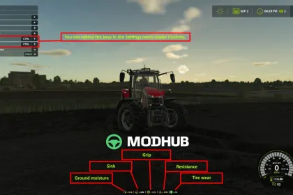 Трактор Terrain Dynamics v1.0 для FS25