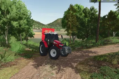 Effizienter Traktor Massey Ferguson 5700 Series — Leistungs- und Komforttuning für FS25 — 2