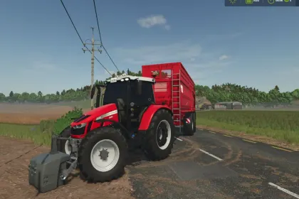 Effizienter Traktor Massey Ferguson 5700 Series — Leistungs- und Komforttuning für FS25 — 3