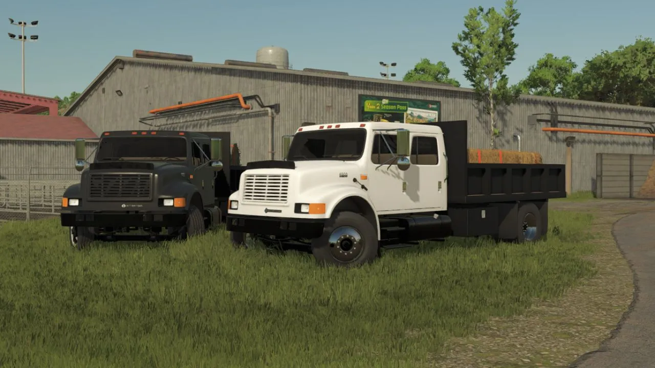 Мод на International 4900 Flatbed для Farming Simulator 25