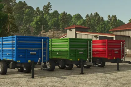 Effizienter Köksal Trailer für FS25 — 12/15/18 t und Vollständige Anpassung — 1