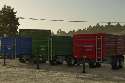 Effizienter Köksal Trailer für FS25 — 12/15/18 t und Vollständige Anpassung — 2