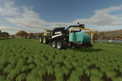 Owijarka/zbieracz bel Göweil G-1 F125 Kombi do Farming Simulator 25 — 2