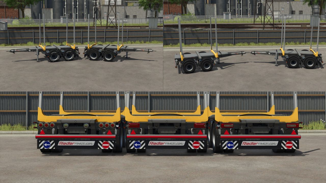 Трейлер Riedler RUZ220-K для Farming Simulator 25