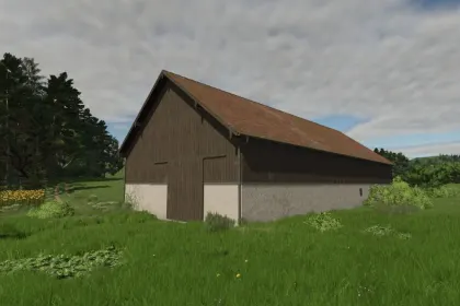 Майстерня-склад старої техніки з сіно-горищем для Farming Simulator 25 — 3