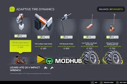 Адаптивна динаміка шин V1.0 для FS25 — 2