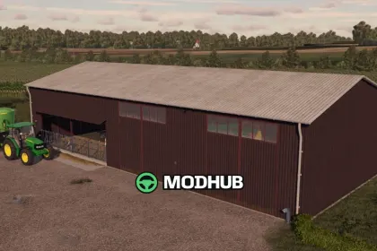 Скотарник Hall CowBarn V1.0.0.2 для FS25