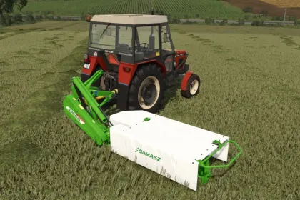 Effiziente Mähmaschine SaMASZ Samba 200 für schnelles Mähen in Farming Simulator 25 — 2