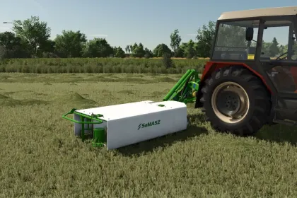 Effiziente Mähmaschine SaMASZ Samba 200 für schnelles Mähen in Farming Simulator 25 — 3