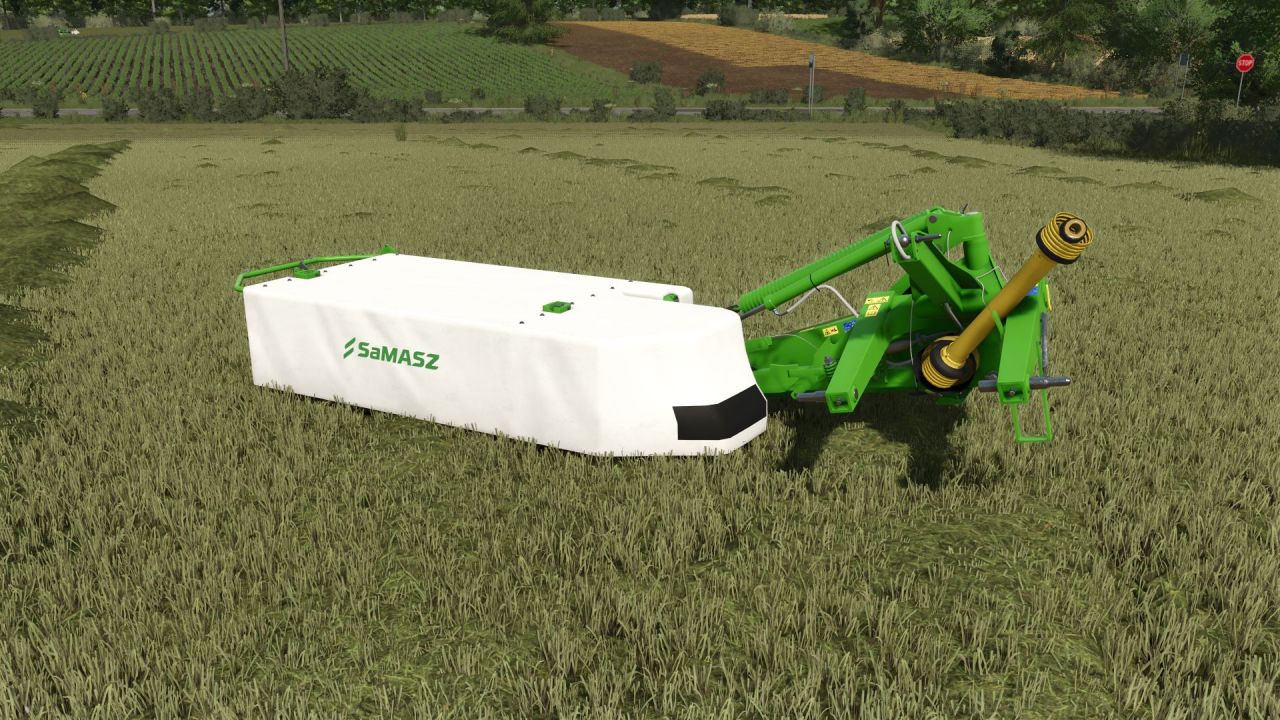 Effiziente Mähmaschine SaMASZ Samba 200 für schnelles Mähen in Farming Simulator 25
