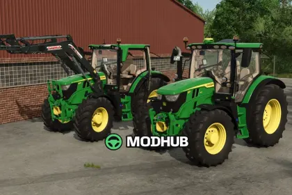 Трактор John Deere 6R 110-150 V1.2 для FS25