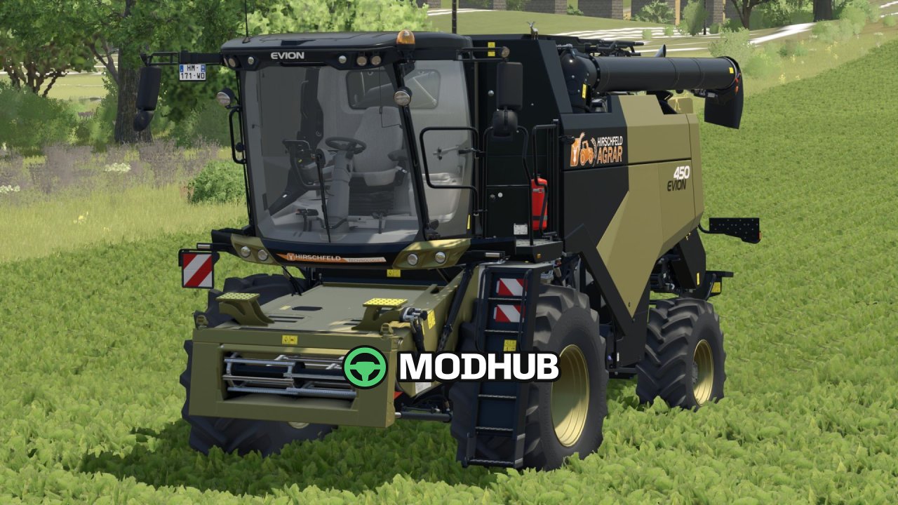 Combine Claas Evion Hirschfeld Edition V1.0.0.2 for FS25