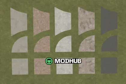 Пакет підкладок (префаб) Ground Plates Pack V1.0 для FS25