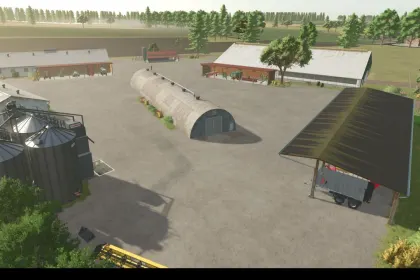 Legendarny Map Lausitzer Landschaften 4x dla Farming Simulator 25 — Wschodnie Niemcy przy granicy — 2