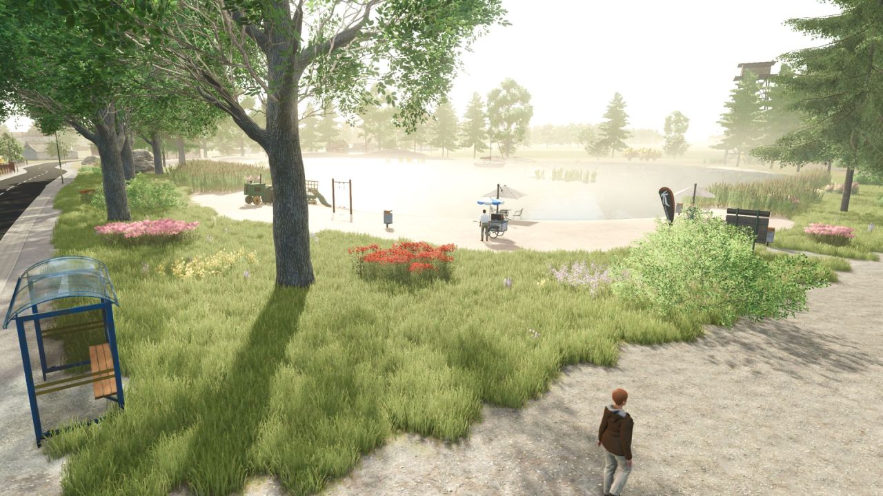 Legendarny Map Lausitzer Landschaften 4x dla Farming Simulator 25 — Wschodnie Niemcy przy granicy