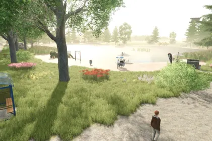 Legendarny Map Lausitzer Landschaften 4x dla Farming Simulator 25 — Wschodnie Niemcy przy granicy — 3