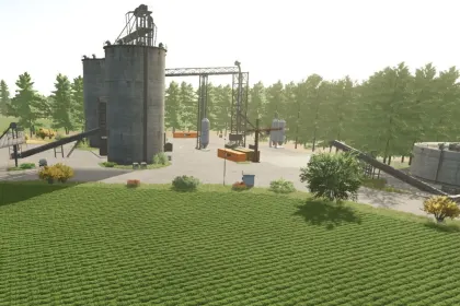 Legendarny Map Lausitzer Landschaften 4x dla Farming Simulator 25 — Wschodnie Niemcy przy granicy — 4