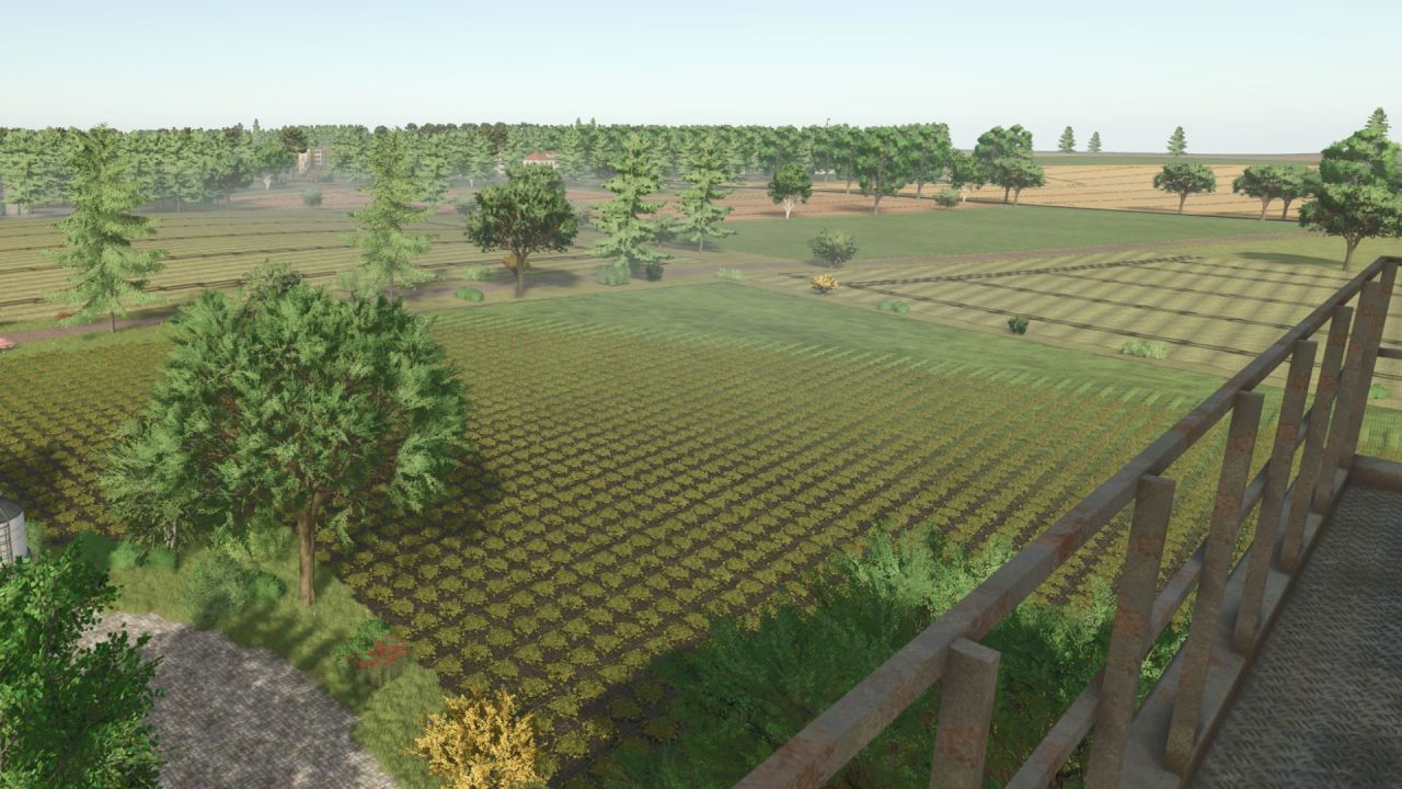 Legendarny Map Lausitzer Landschaften 4x dla Farming Simulator 25 — Wschodnie Niemcy przy granicy