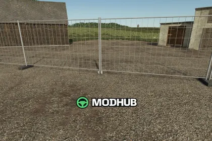 Construction Fence V2.0.0.1 for FS25