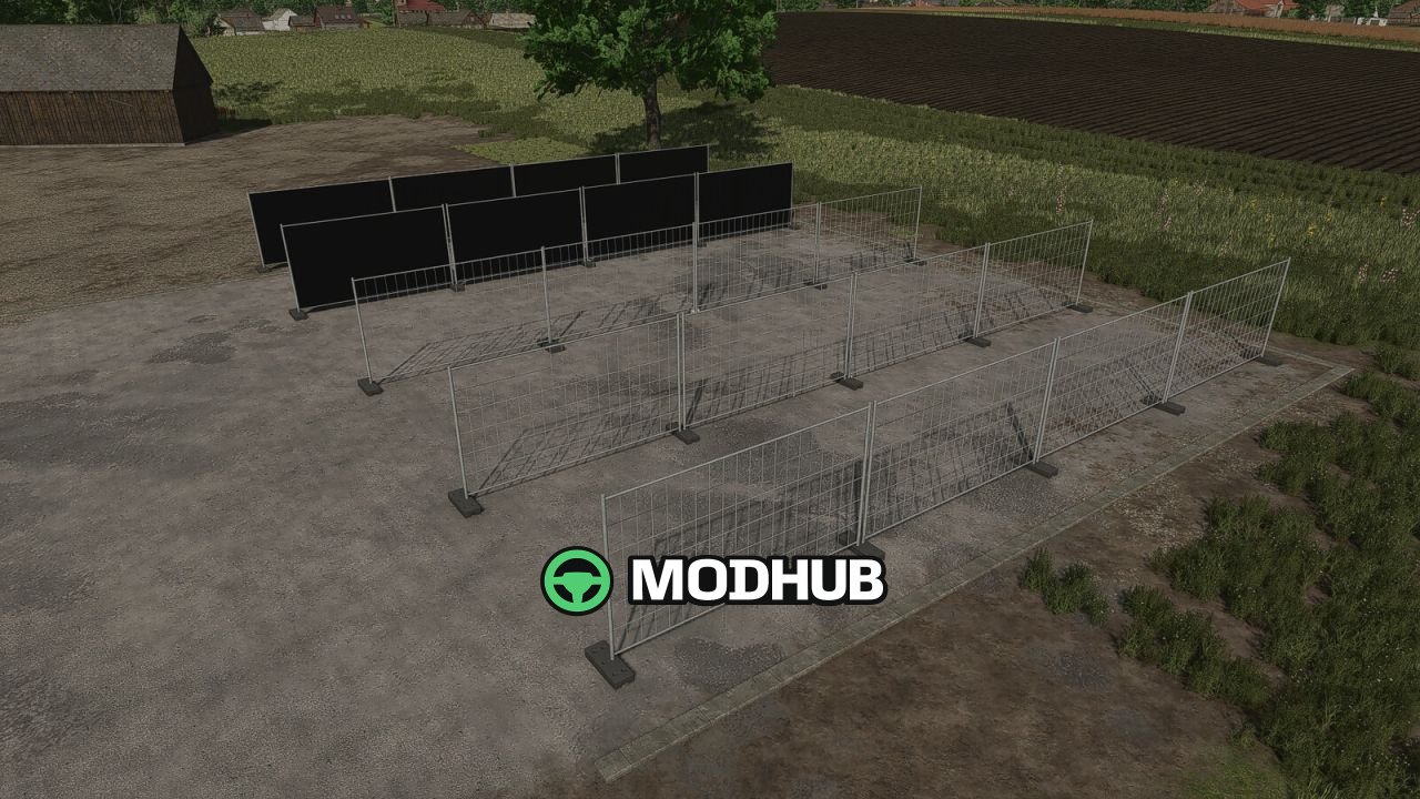 Construction Fence V2.0.0.1 for FS25