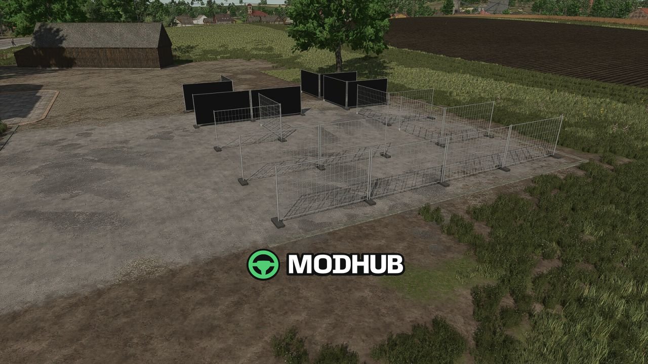 Construction Fence V2.0.0.1 for FS25