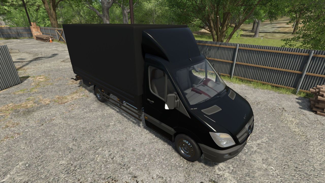 Szybki Furgon Mercedes-Benz Sprinter dla Farming Simulator 25 — 180 km/h i Tuning