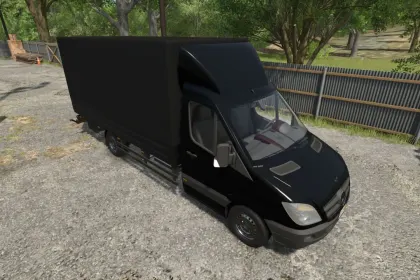 Швидкий Фургон Mercedes-Benz Sprinter для Farming Simulator 25 — 180 км/год та Тюнінг