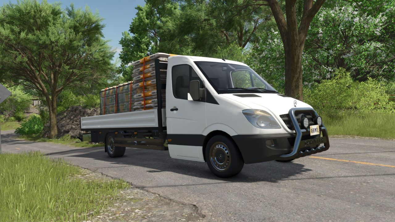 Schneller Mercedes-Benz Sprinter Van für Farming Simulator 25 — 180 km/h und Tuning