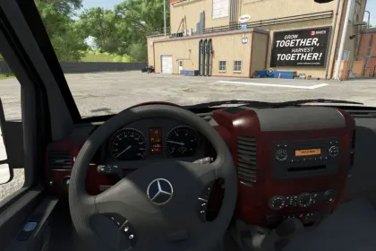 Швидкий Фургон Mercedes-Benz Sprinter для Farming Simulator 25 — 180 км/год та Тюнінг